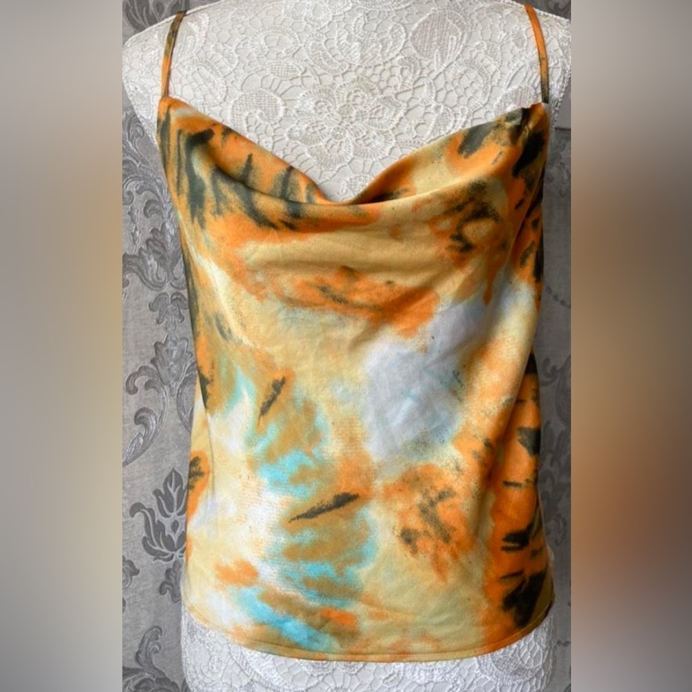 Nasty Gal Multicolor Tie-Dye Camisole